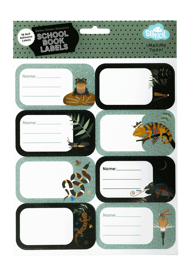 Spencil Boop Label - Quirky Chameleon