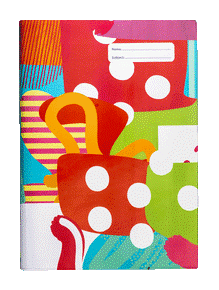 Book Cover A4 Spencil Colour Burst 2