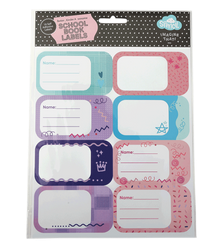 Book Labels Spencil Pretty Pastels