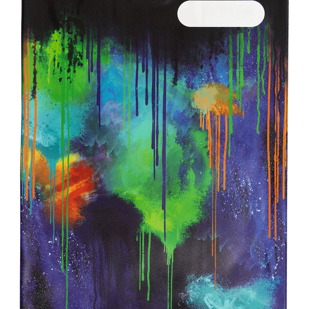 Book Cover A4 Colour Drip 1