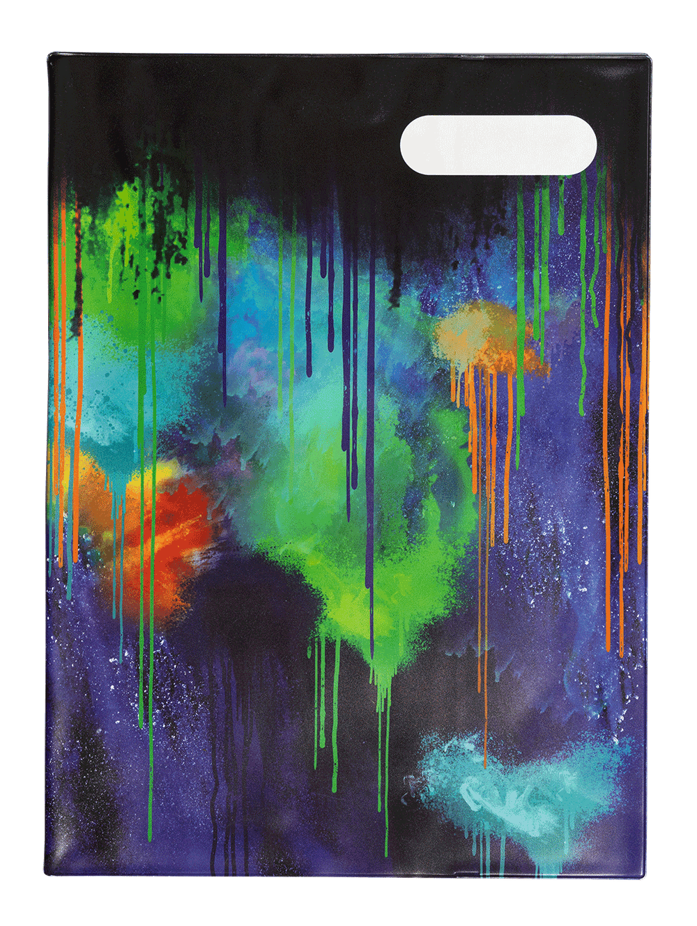 Book Cover A4 Colour Drip 1