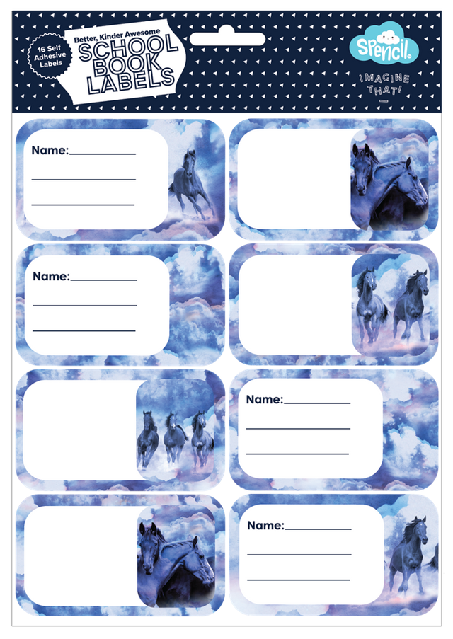 Spencil Book Labels - Sky Dancer