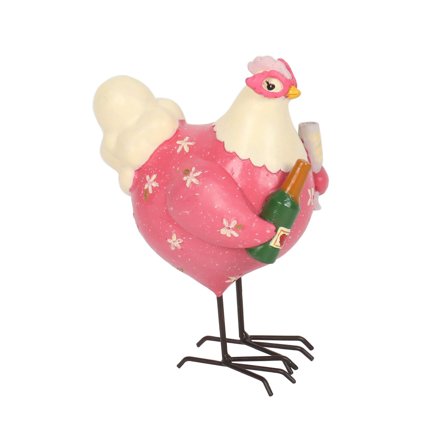 Resin Chicken - Sally "Cheers Cluckers"