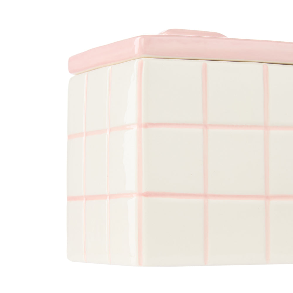 
                      
                        Emporium Lulu Collection Ceramic Box Pink 10.7x10.7x12.3cm
                      
                    