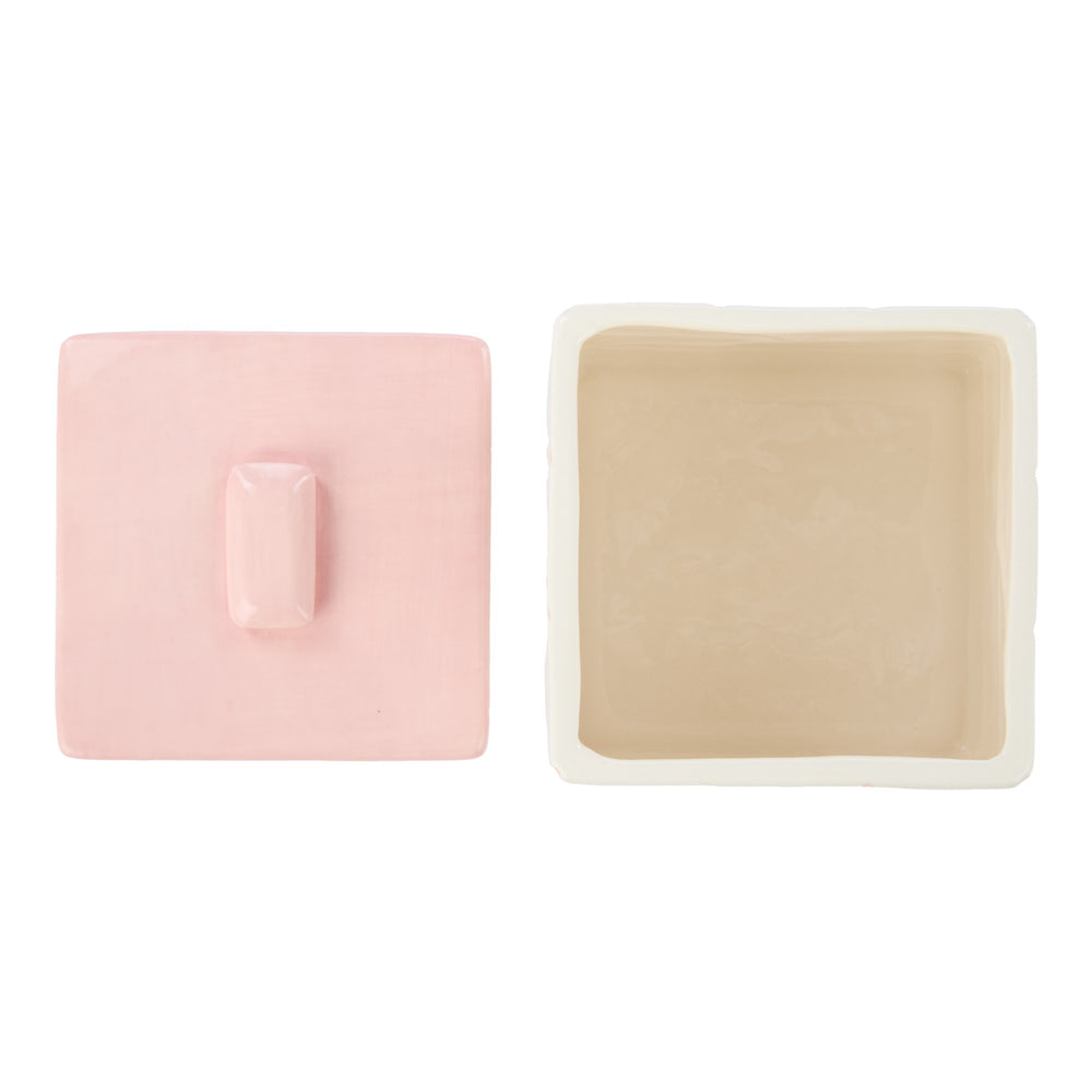 
                      
                        Emporium Lulu Collection Ceramic Box Pink 10.7x10.7x12.3cm
                      
                    
