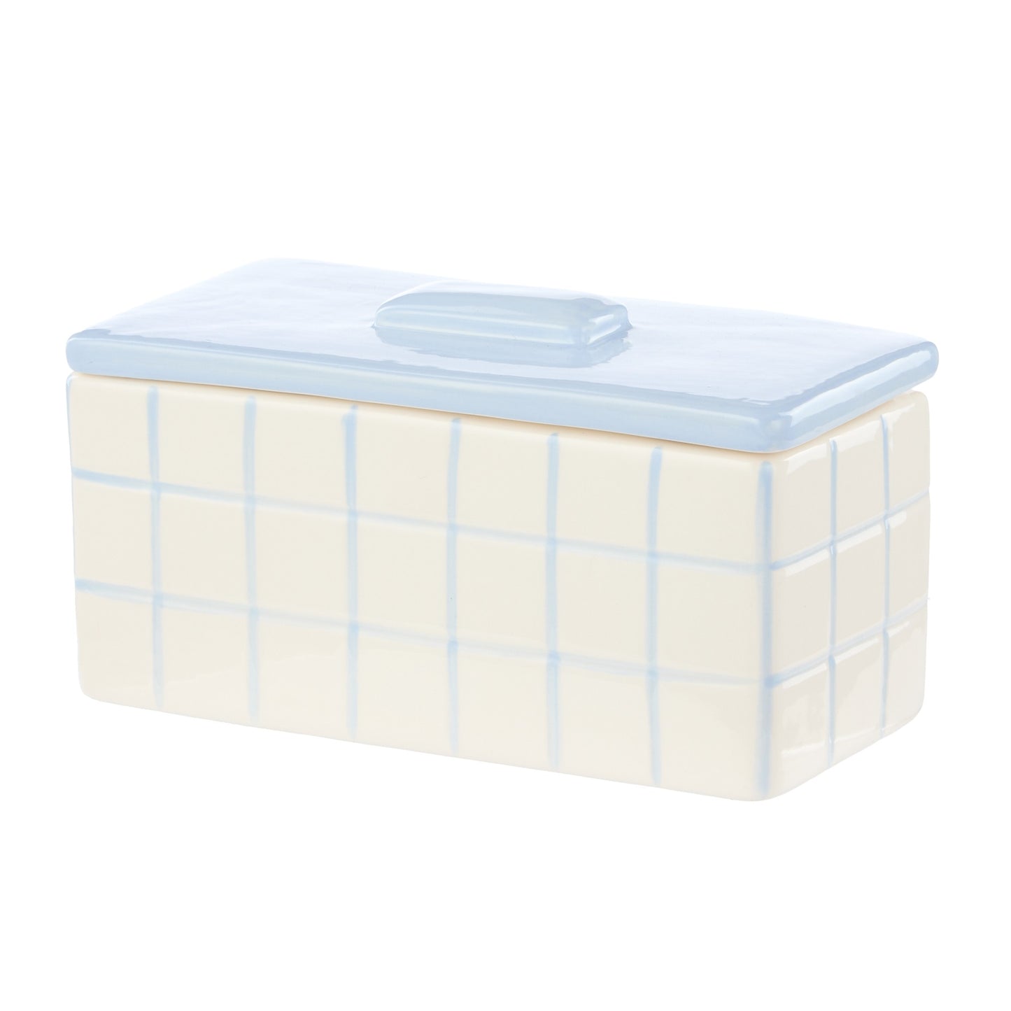 Emporium Lulu Collection Ceramic Box Blue 18.8x9x9.8cm