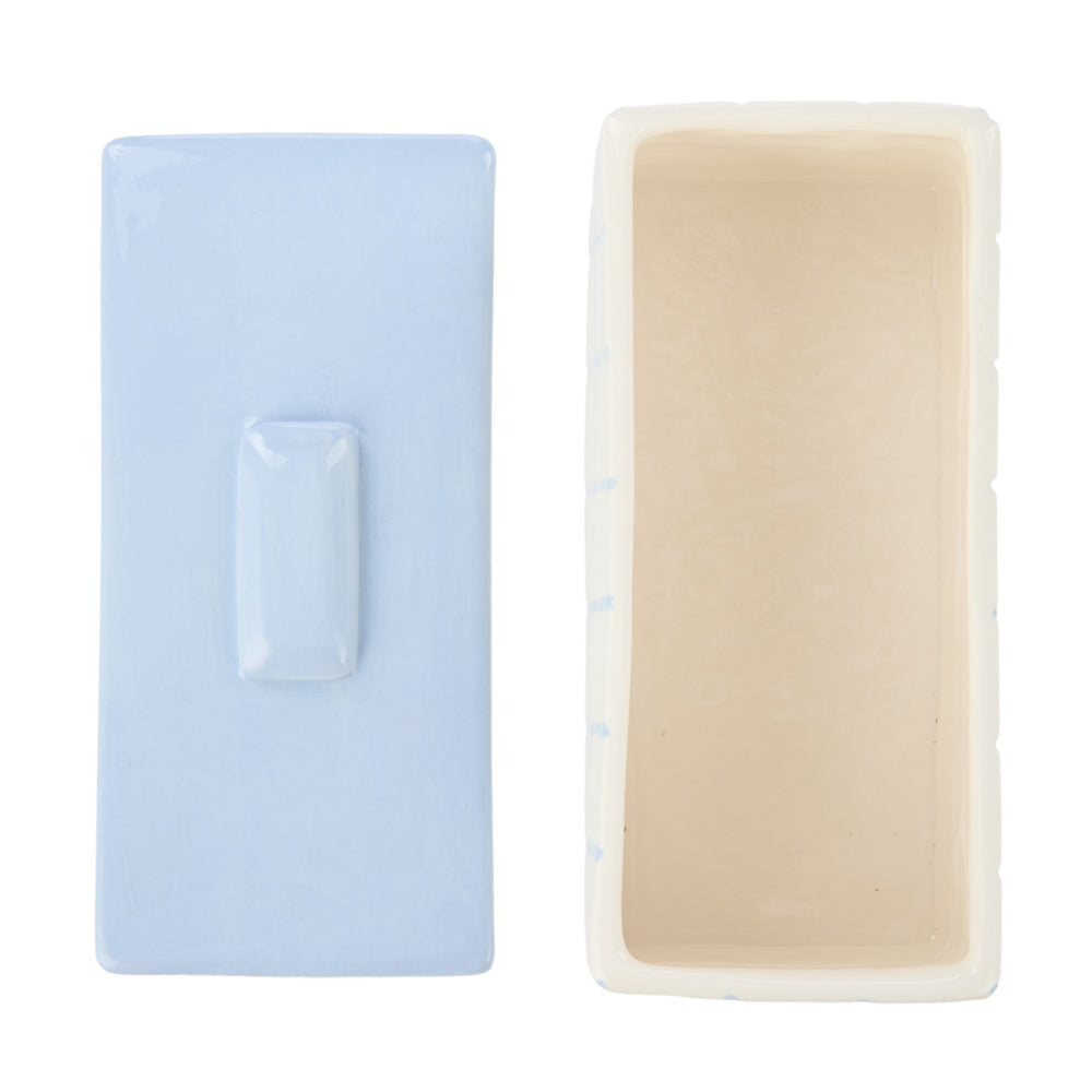 
                      
                        Emporium Lulu Collection Ceramic Box Blue 18.8x9x9.8cm
                      
                    