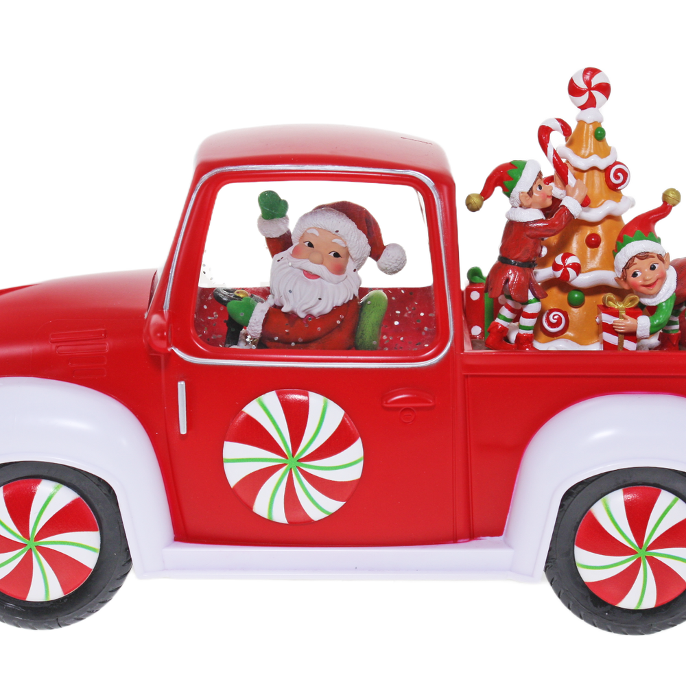 Santa Candy Ute with Elves