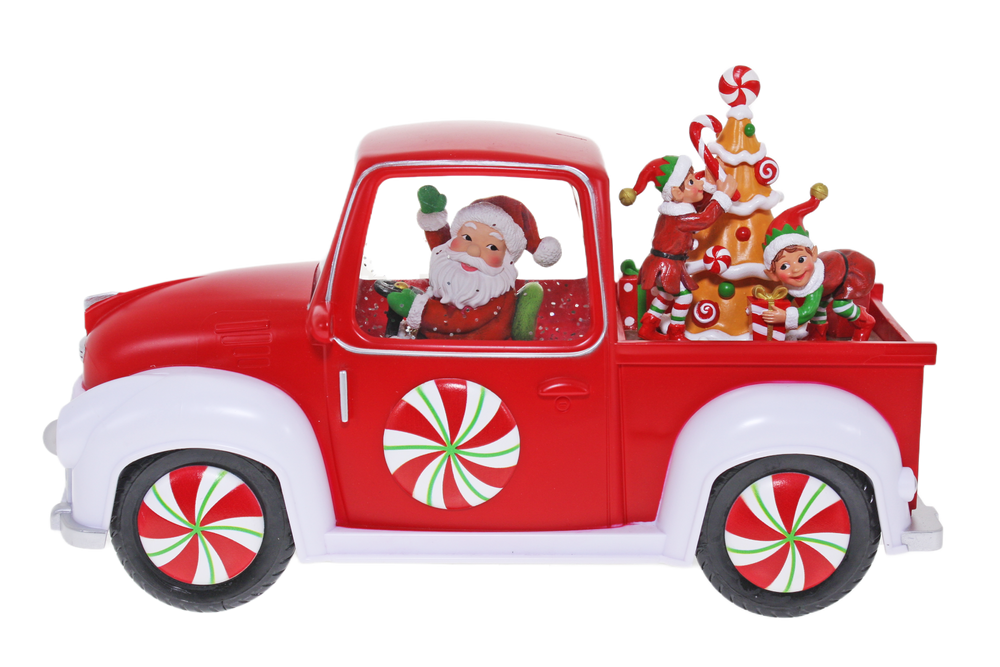 Santa Candy Ute with Elves