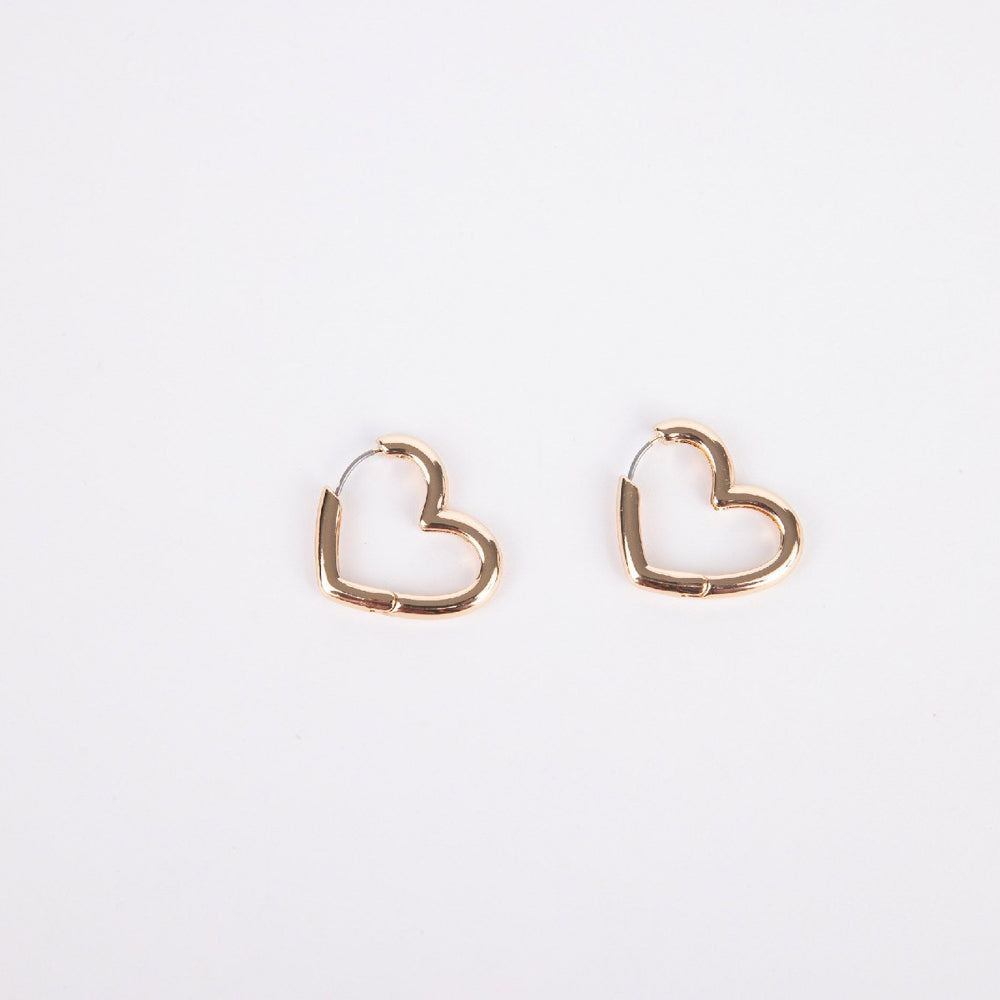 Earrings Love by Holiday Trading Gold plated Hearts