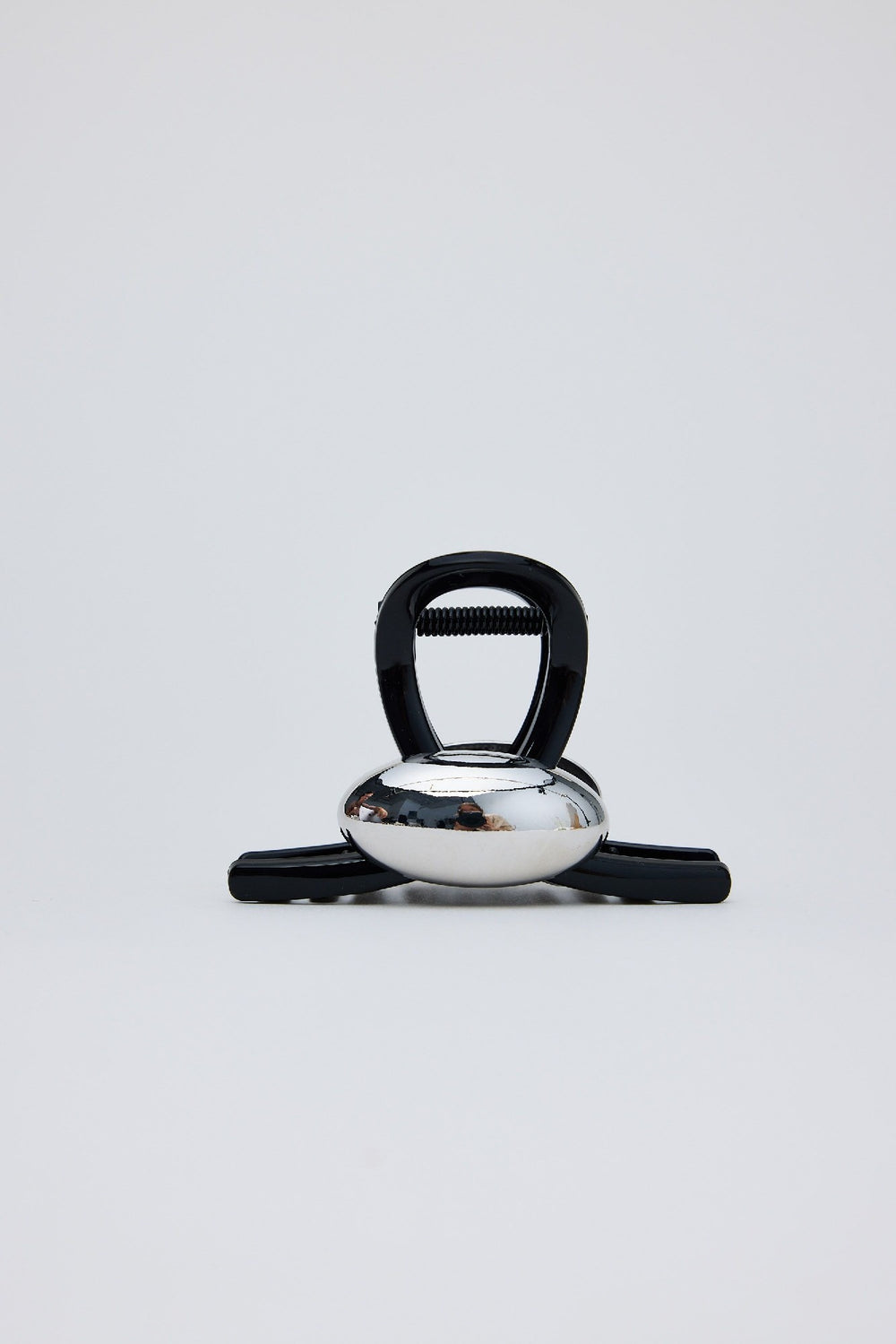 Hair Claw Noelle Black with Silver