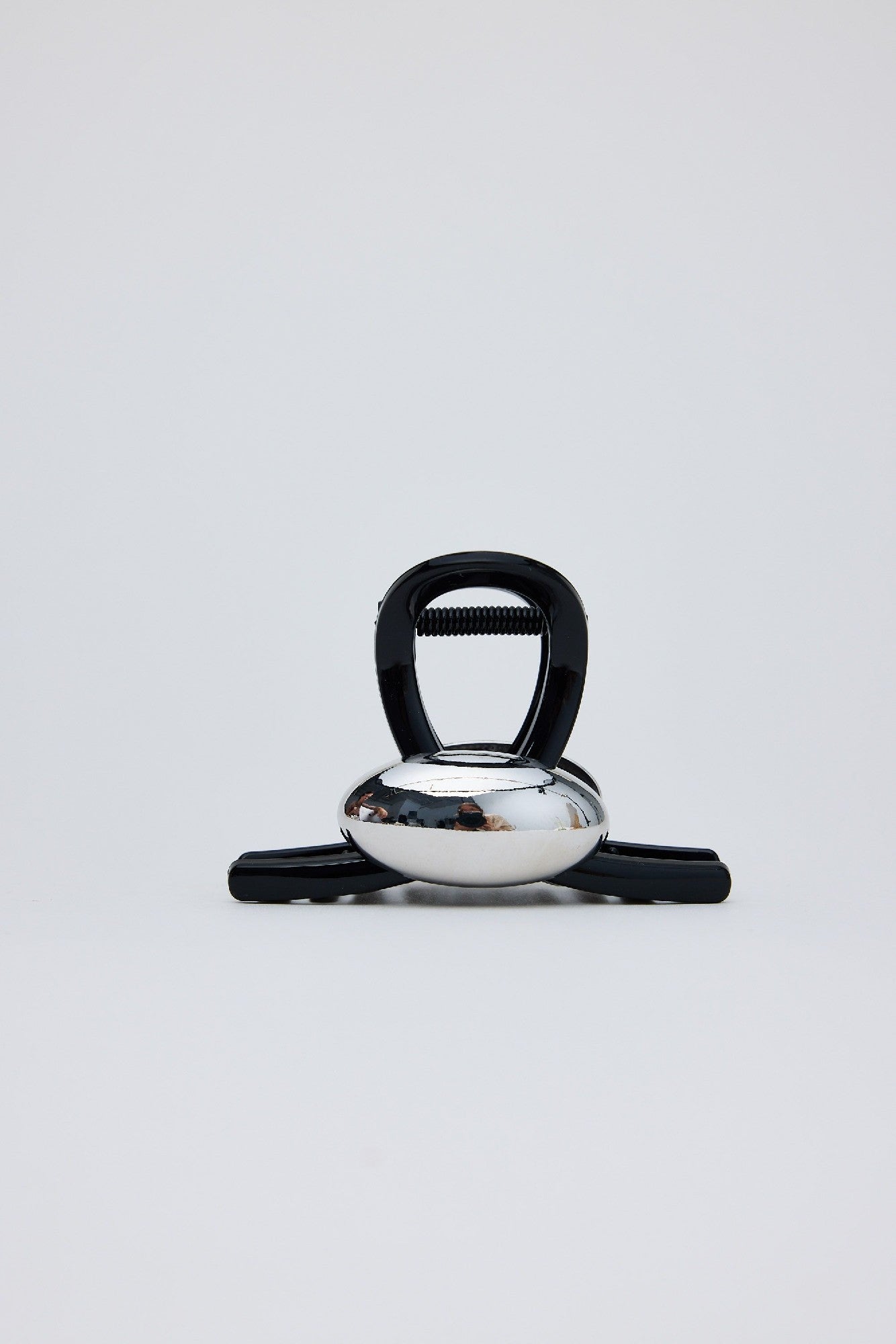Hair Claw Noelle Black with Silver