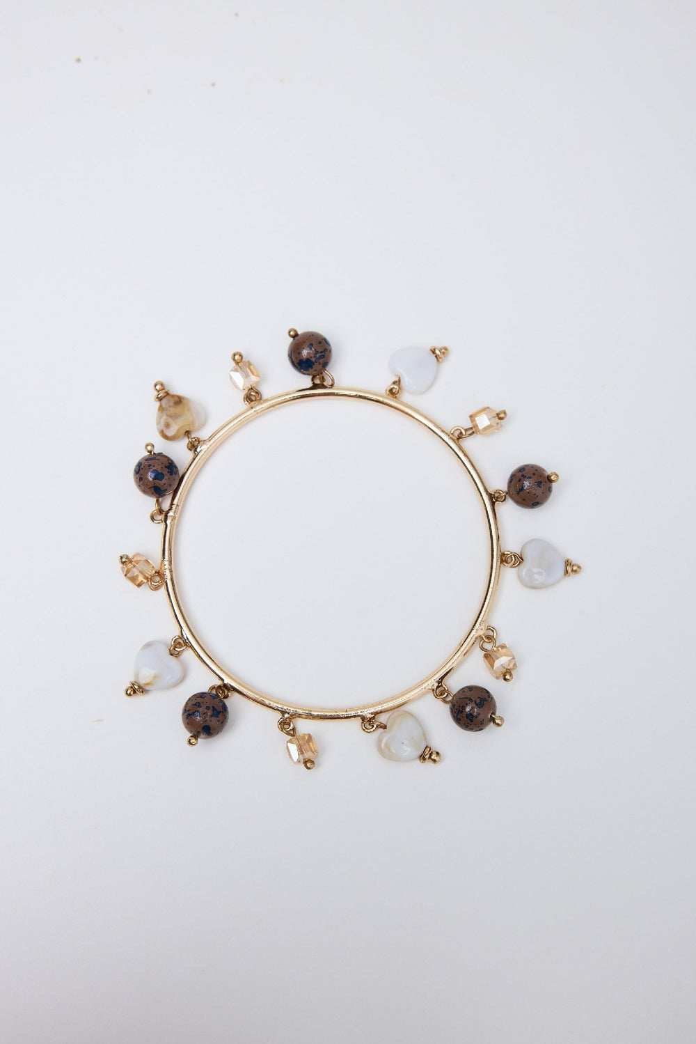 Holiday Bracelet Spirit - Gold with Beads