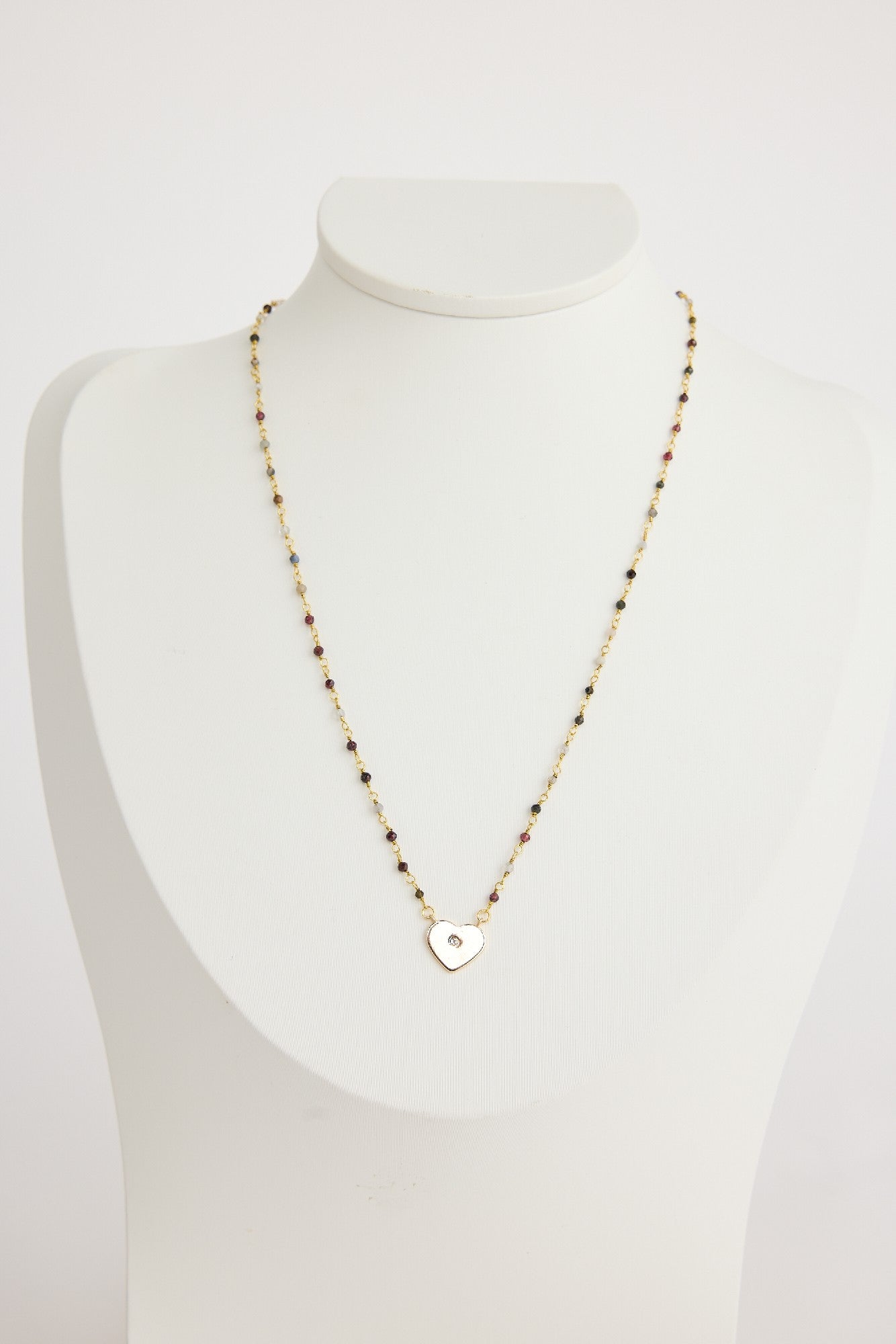 Necklace Avani Beads with Heart