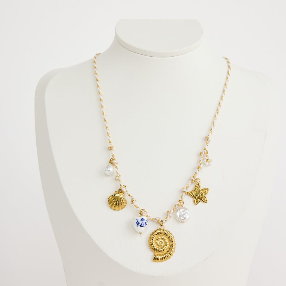 Necklace Ariel Charms - shells