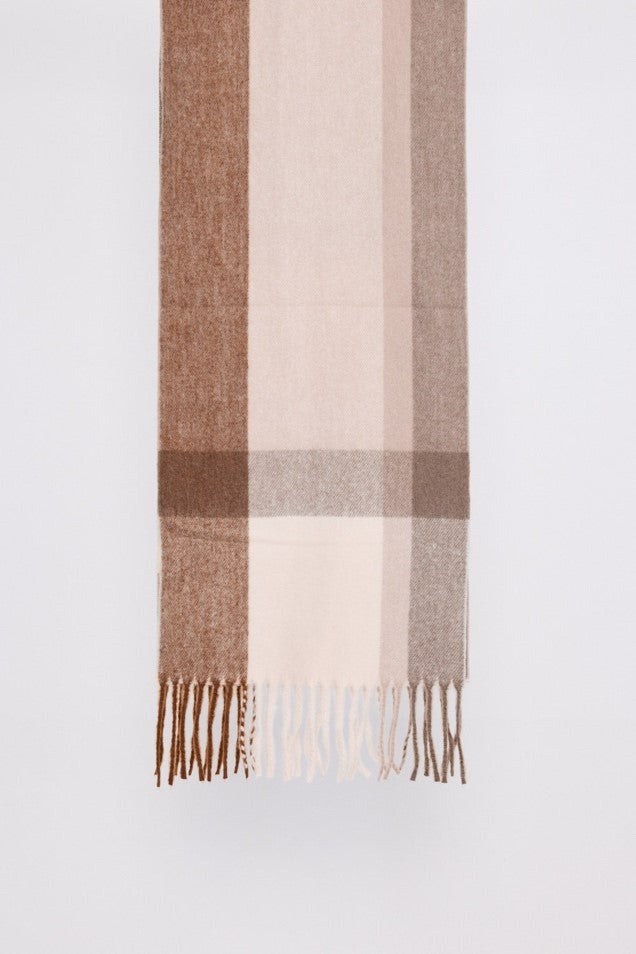 Scarf AtlasBrown Checked