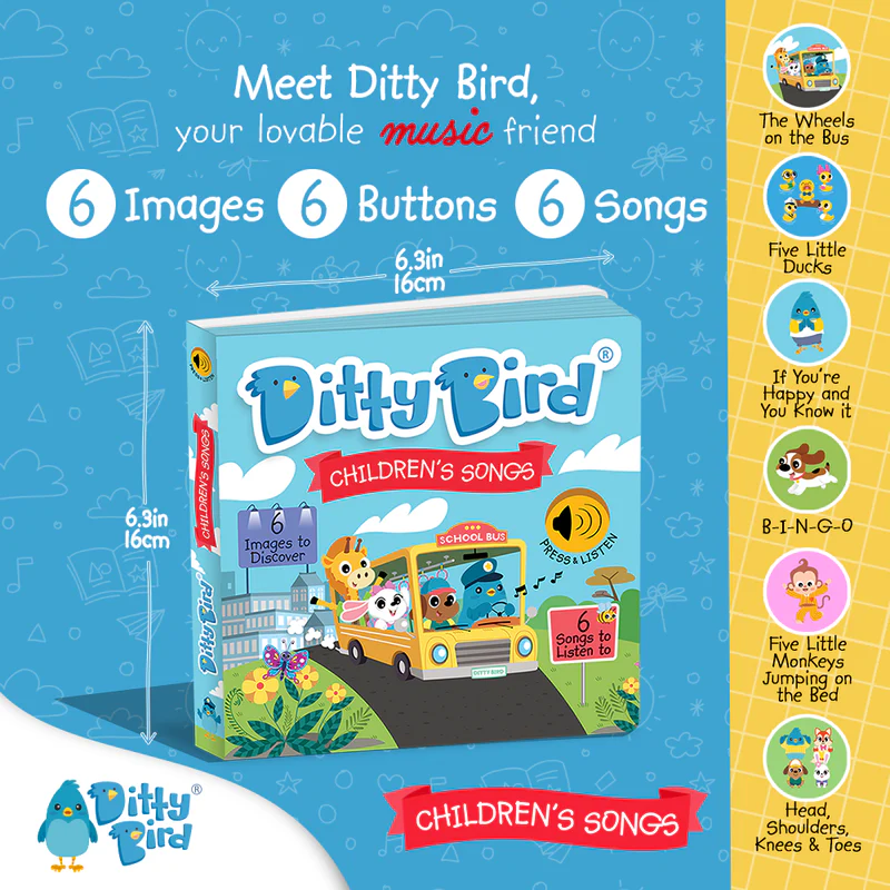 
                      
                        Ditty Bird Childrens Songs - Rechargeable
                      
                    